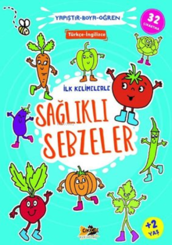 İlk Kelimelerle Sağlıklı Sebzeler - Yapıştır Boya Öğren