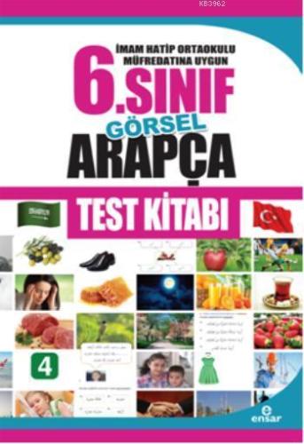 İmam Hatip Ortaokulu Müfredatın Uygun 6. Sınıf Görsel Arapça Test Kita