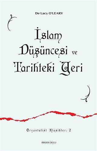 İslam Düşüncesi ve Tarihteki Yeri/De Lacy O'leary