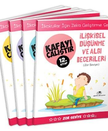 Kafayı Çalıştır Seti (4 Kitap); Zekâ Geliştirme Seti, Zor Seviye, 7 - 