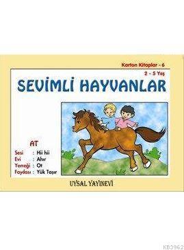 Karton Kitap-6-Sevimli Hayvanlar; (2-5 Yaş)