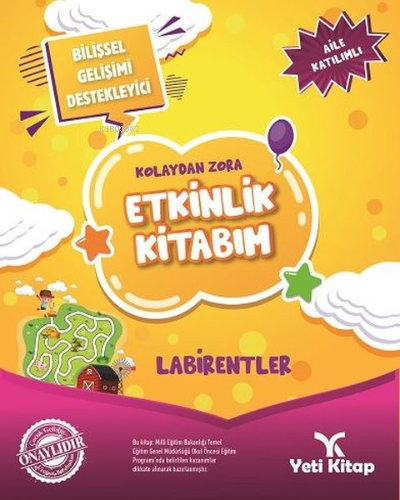 Kolaydan Zora Etkinlik Kitabım - Labirentler