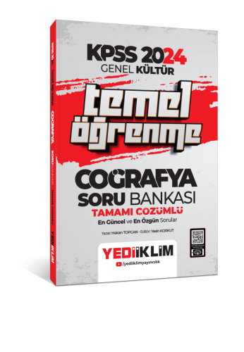 KPSS Genel Kültür Temel Öğrenme Coğrafya Tamamı Çözümlü Soru Bankası