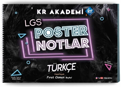 Kr Akademi LGS Türkçe Poster Notları