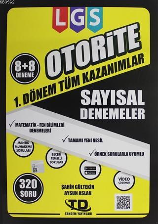 LGS Otorite 1. Dönem Sayısal Denemeler 8+8 Deneme