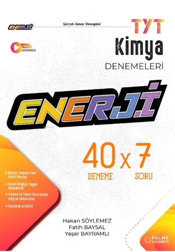 Palme Tyt Enerji Kimya 40 X 7 Deneme Kitabı