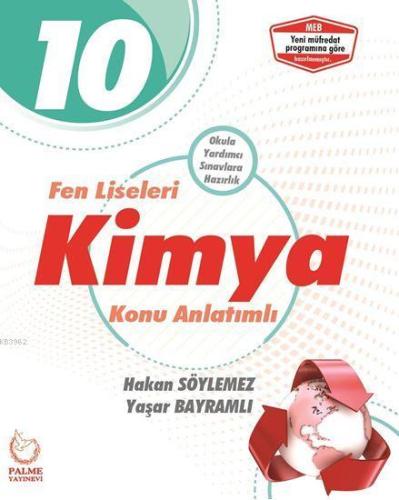 Palme Yayınları 10. Sınıf Fen Liseleri Kimya Konu Anlatımlı Palme