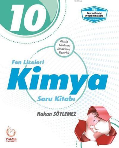 Palme Yayınları 10. Sınıf Fen Liseleri Kimya Soru Kitabı Palme