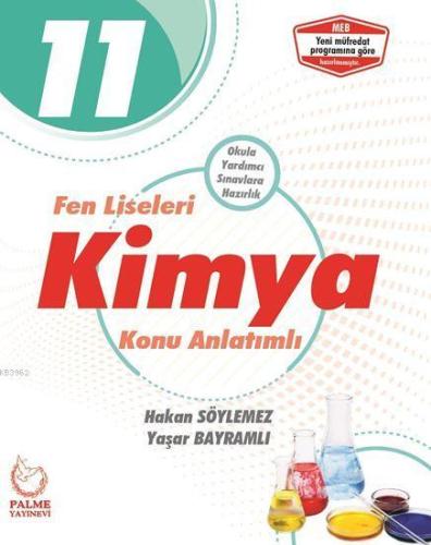 Palme Yayınları 11. Sınıf Fen Liseleri Kimya Konu Anlatımlı Palme