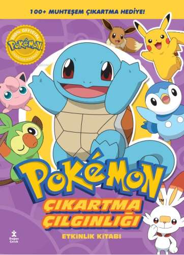 Pokémon - Squirtle Çıkartma Çılgınlığı Etkinlik Kitabı