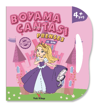 Prenses çantalı boyama kitabı