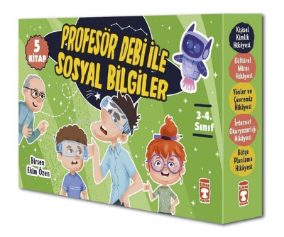 Profesör Debi ile Sosyal Bilgiler Seti - 5 Kitap Takım