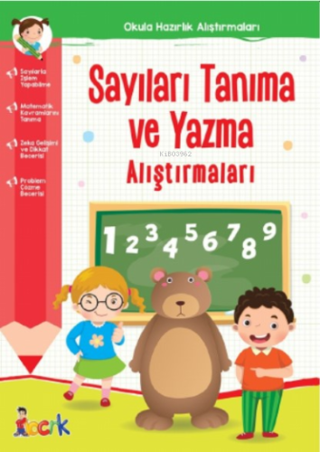 Sayıları Tanıma ve Yazma Alıştırmaları;Okula Hazırlık Alıştırmaları