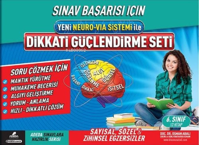 Sınav Başarısı İçin Yeni Neuro-Via Sistemi İle Dikkati Güçlendirme Set