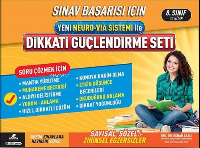 Sınav Başarısı İçin Yeni Neuro-Via Sistemi İle Dikkati Güçlendirme Set