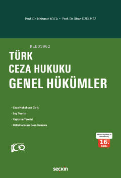 Türk Ceza Hukuku Genel Hükümler