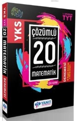 Yanıt Yayınları TYT Matematik Çözümlü 20 Deneme Yanıt