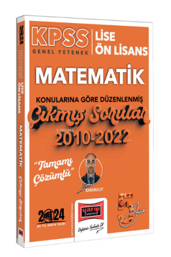 Yargı Yayınları 2024 KPSS Lise Ön Lisans Genel Yetenek Matematik Konul