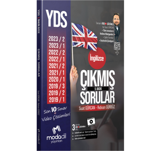 YDS İngilizce Çıkmış Sorular Tamamı Video Çözümlü