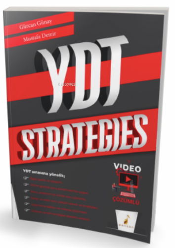 YDT Strategies Video Çözümlü Soru Bankası