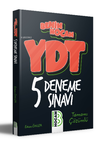 YDT Tamamı Çözümlü 5 Deneme Sınavı