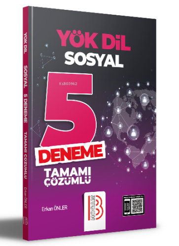 YÖKDİL Sosyal Tamamı Çözümlü 5 Deneme