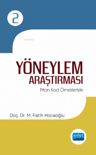 Yöneylem Araştırma- II / Piton Kod Örnekleriyle